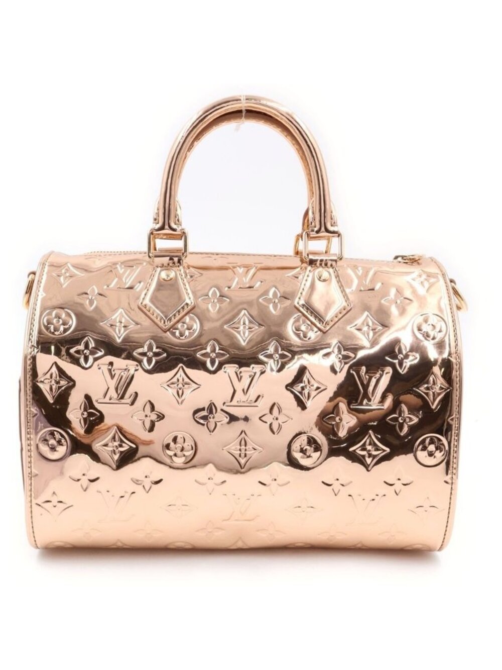 Louis Vuitton Monogram Miroir Speedy Bandouliere 2-Way Shoulder Bag Mini Pink